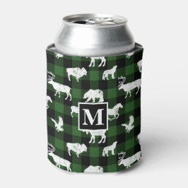 Cabin Buffalo Pset Lumberjack Check Patroon groen Blikjeskoeler