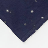 "Cabin by the Lake" Fleece Deken ontwerp. (Hoek)