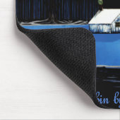 "Cabin by the Lake" Mousepad ontwerp. Muismat (Hoek)