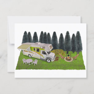 Cabin Chalet in het bos Briefkaart