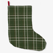 Cabin Classic Plaid Cabin Premium Grote Kerstsok (Voorkant)