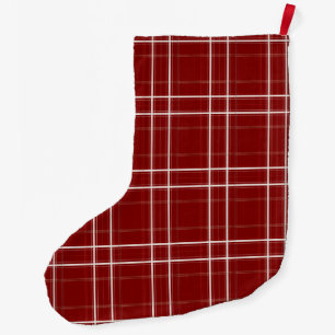 Cabin Classic Plaid Cabin Premium Grote Kerstsok