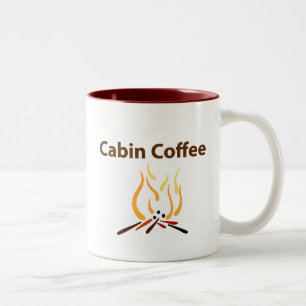 Cabin Coffee Tweekleurige Koffiemok