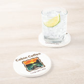 Cabin Coffee Zandsteen Onderzetter (Zijkant)