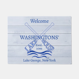 Cabin Cottage Lake House Deurmatten Deurmatten Tap