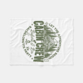 Cabin Crew Before I Do Bachelorette Party Camp Bac Fleece Deken (Voorkant (Horizontaal))