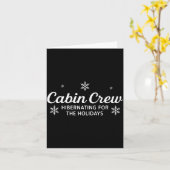 Cabin Crew Christmas Family Matching Pajamas Set Kaart (Gele Bloem)