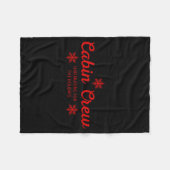 Cabin Crew Christmas Pjs Family Christmas Pajamas  Fleece Deken (Voorkant (Horizontaal))