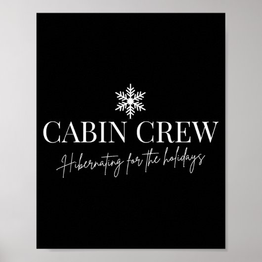 Cabin Crew Christmas Pjs Family Christmas Pajamas  Poster (Voorkant)