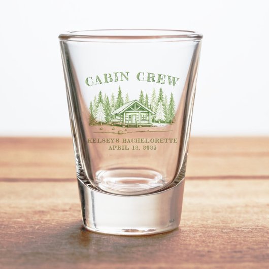 Cabin Crew Green Camp Meisjesuitje Shot Glas