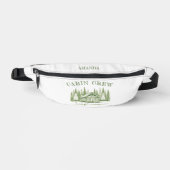 Cabin Crew Groen Afscheidscadeau voor de Bruid Heuptasje (Voorkant)