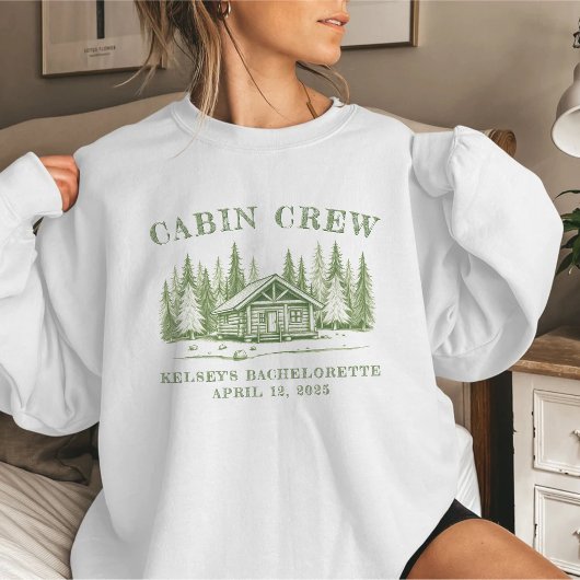 Cabin Crew Groen Kamp Jonggezellenfeest T-shirt