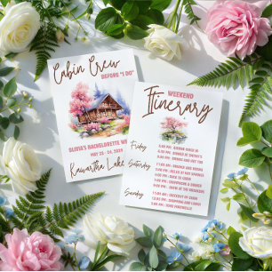 Cabin Crew voor ik DO! Weekend Meidenavakantie Kaart