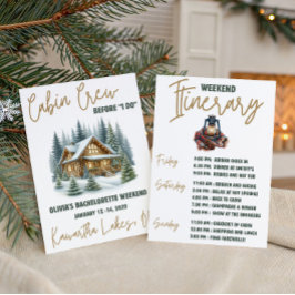 Cabin Crew voor ik DO! Weekend Meidenavond Kaart