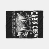 Cabin Crew Voor Ik Doe Camp Bach Bachelorette Deel Fleece Deken (Voorkant (Horizontaal))