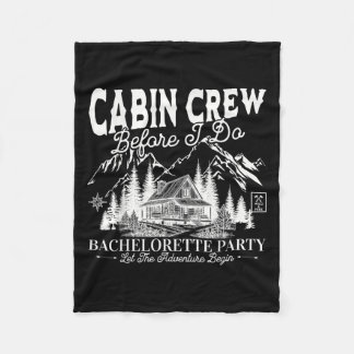 Cabin Crew Voor Ik Doe Kamp Bach Bachelorette Deel Fleece Deken