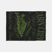 Cabin Crew voor ik een vrijgezellenfeest doe Kamp  Fleece Deken (Voorkant (Horizontaal))