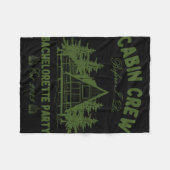 Cabin Crew Voor Ik Ga Camp Bach Bachelorette Part Fleece Deken (Voorkant (Horizontaal))