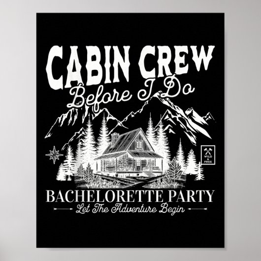 Cabin Crew Voor Ik Kamp Bach Bachelorette Deel Poster (Voorkant)