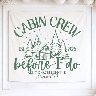 Cabin Crew Voordat ik de decoratie voor de vrijgez Wandkleed