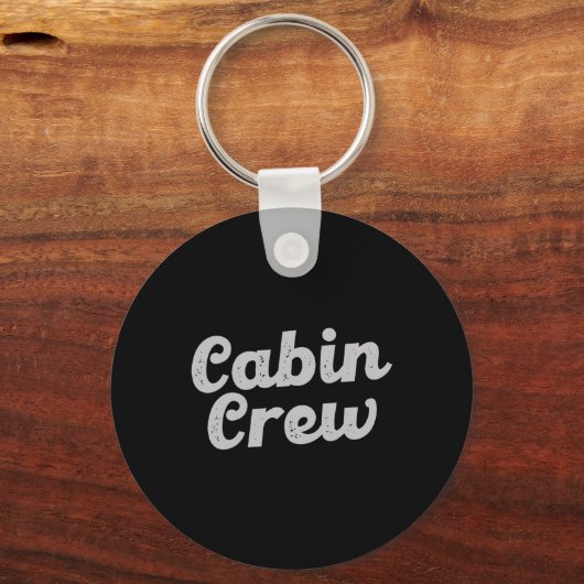 Cabin Crew Vrienden Familie Mountain Vakantie Cabi Sleutelhanger (Voorkant)
