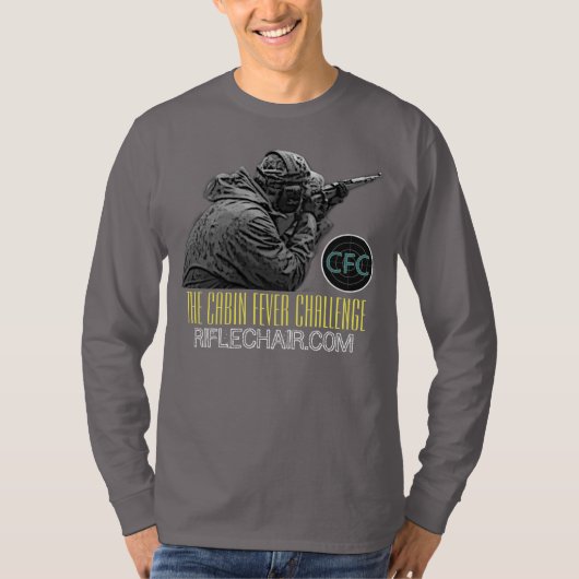 CABIN FEVER CHALLENGE Shirt met lange hoes (Voorkant)