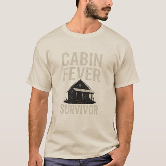 Cabin Fever Survivor Premium T-shirt (Voorkant)