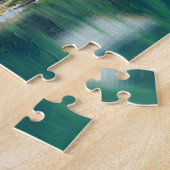 Cabin Forest Bossen Vakantie Meer Legpuzzel (Zijkant)