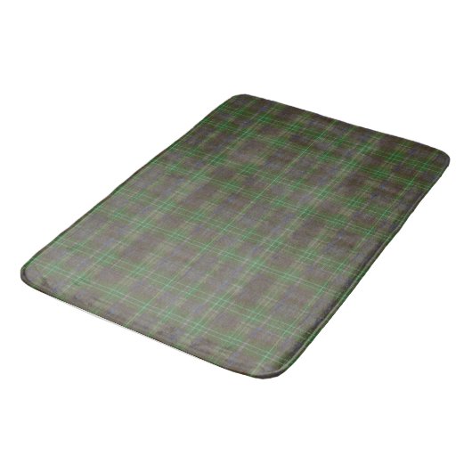 Cabin Forest Green Tartan Badmat (Gekanteld)