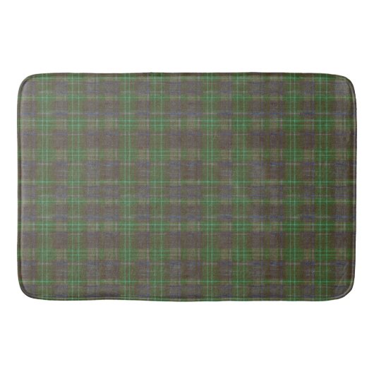 Cabin Forest Green Tartan Badmat (Voorkant)