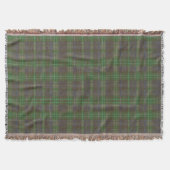 Cabin Forest Green Tartan Deken (Voorkant)