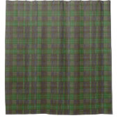 Cabin Forest Green Tartan Douchegordijn (Voorkant)