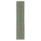 Cabin Forest Green Tartan Korte Tafelloper (Voorkant)