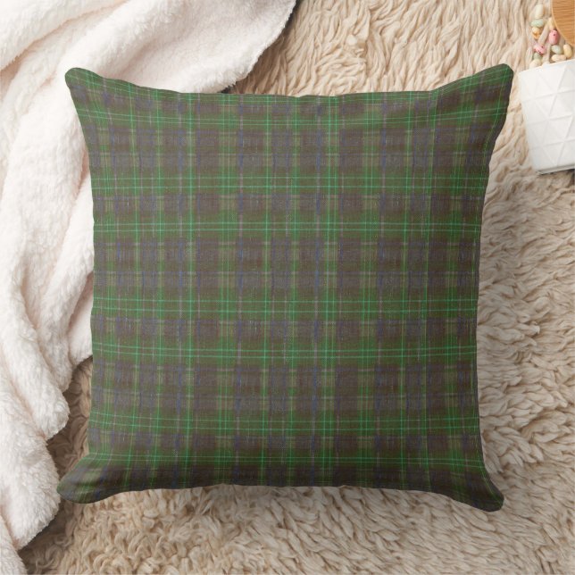 Cabin Forest Green Tartan Kussen (Deken)