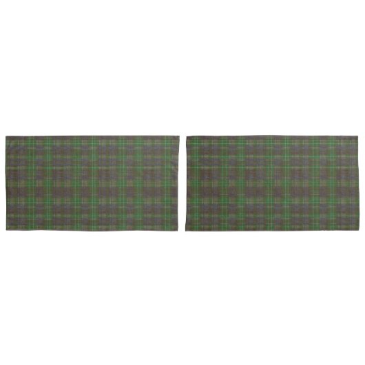Cabin Forest Green Tartan Kussensloop (Voorkant-Set)