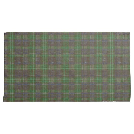 Cabin Forest Green Tartan Kussensloop (Voorkant-Rechts)