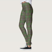 Cabin Forest Green Tartan Leggings (Links)