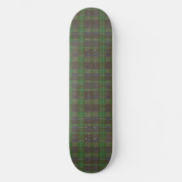 Cabin Forest Green Tartan Persoonlijk Skateboard