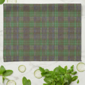 Cabin Forest Green Tartan Theedoek (Gevouwen)