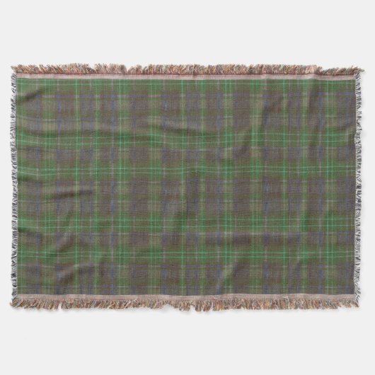 Cabin Forest Groen Tartan Deken (Voorkant)