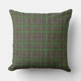 Cabin Forest Groen Tartan Kussen