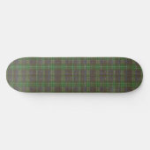 Cabin Forest Groen Tartan Persoonlijk Skateboard (Horizontaal)