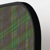 Cabin Forest Groen Tartan Pickleball Paddle (Links Detail)