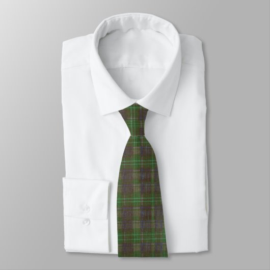 Cabin Forest Groen Tartan Stropdas (Gebonden)