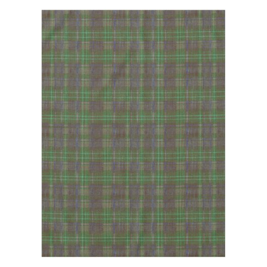 Cabin Forest Groen Tartan Tafelkleed (Voorkant)