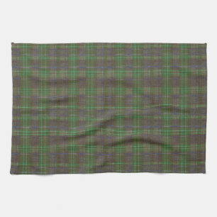 Cabin Forest Groen Tartan Theedoek