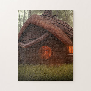 CABIN IN BOSSEN FANTASY ART JIGSAW PUZZLE LEGPUZZEL