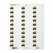 Cabin in de Bossen, New Hampshire door Thomas Cole Etiket (Full Sheet)