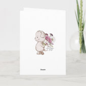 "Cabin in de Sneeuw" Aquarel Kunst Kerstmis Feestdagen Kaart (Achterkant)