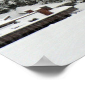 Cabin in Snowfall Poster (Hoek)